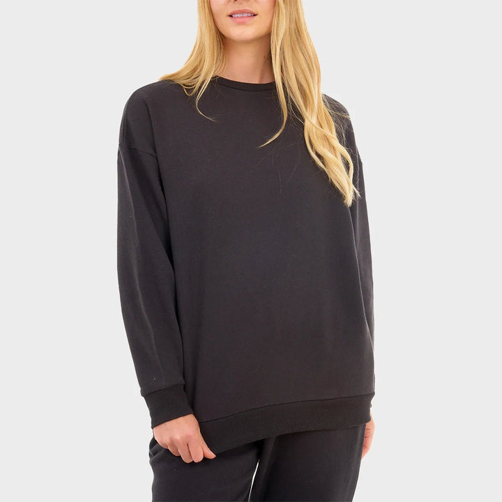 Ladies Black Oversized Sweatshirt from You Know Who's