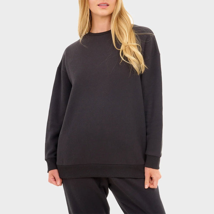 Ladies Black Oversized Sweatshirt from You Know Who's