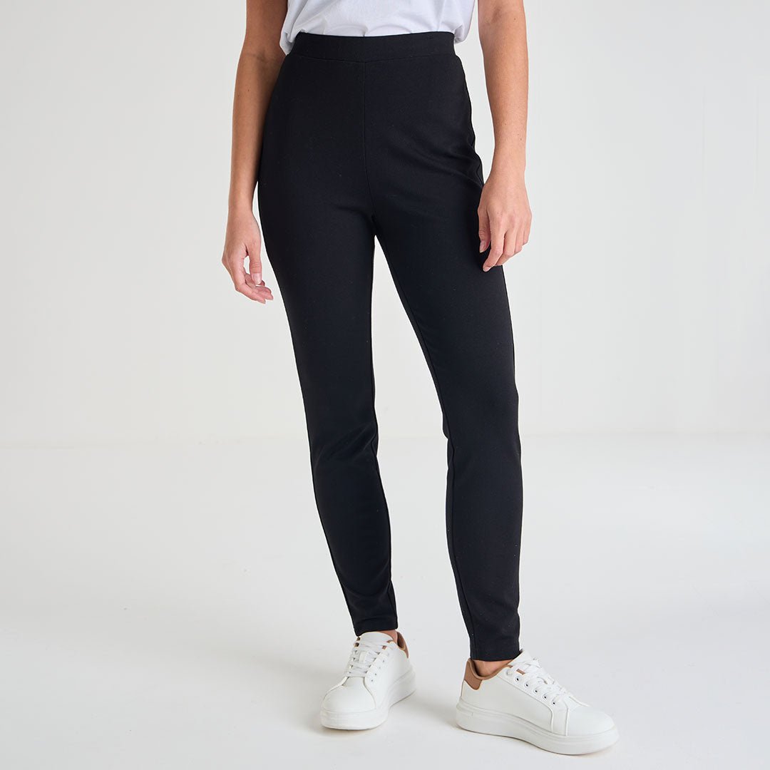 Ladies Black Ponti Trouser from You Know Who's