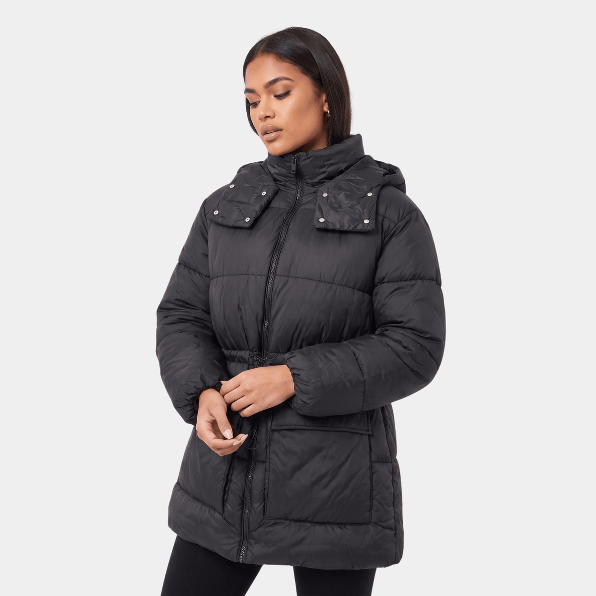 Ladies Black Puffa Jacket from You Know Who's