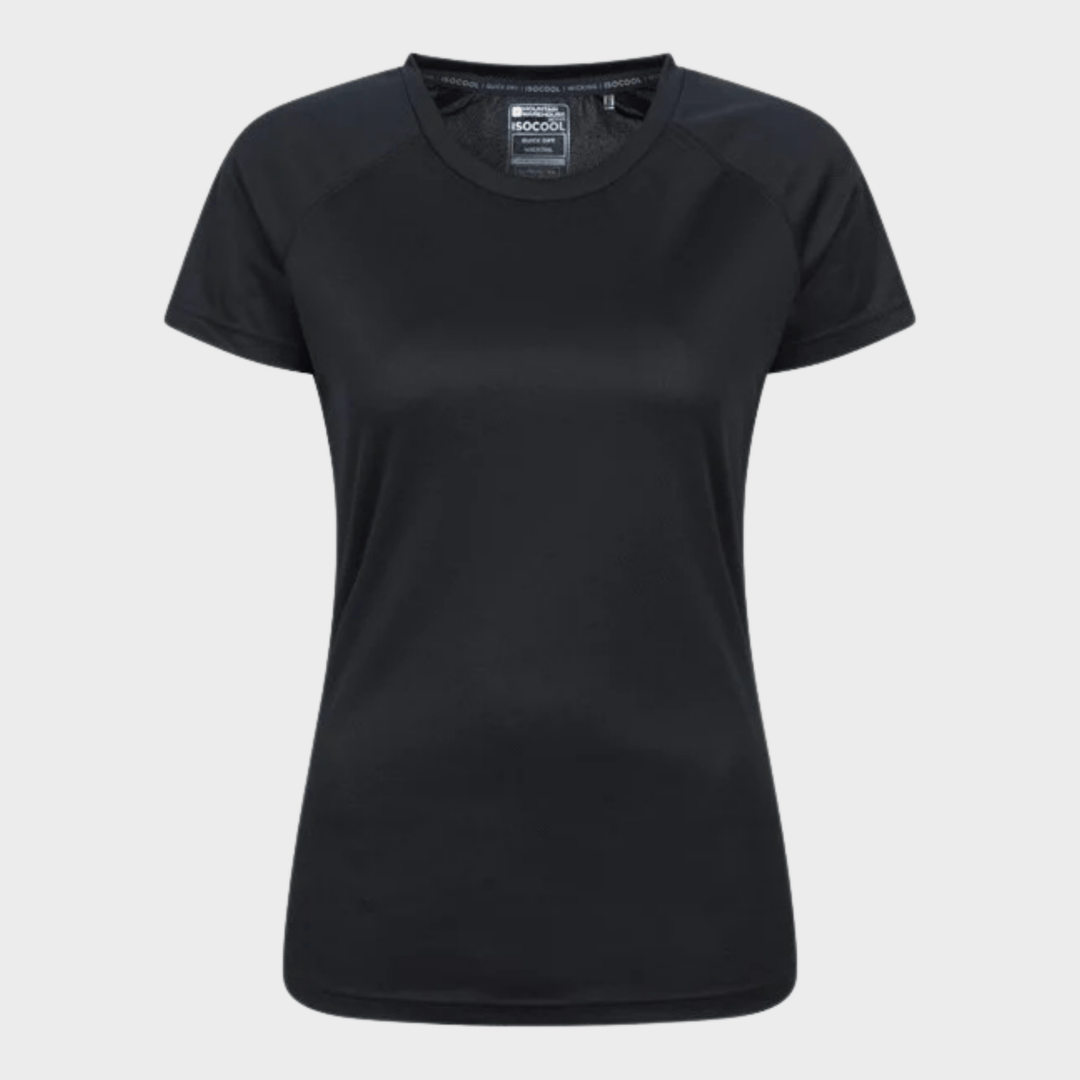 Ladies Black Quick Drying T-Shirt from You Know Who's