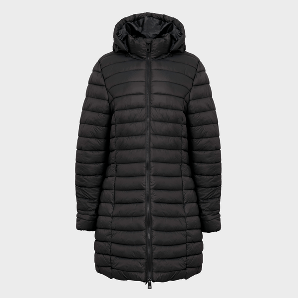 Ladies Black Quilted Coat from You Know Who's