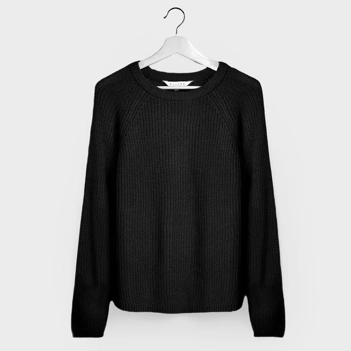 Ladies Black Raglan Sleeve Jumper from You Know Who's