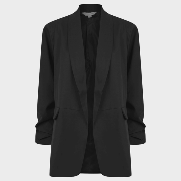 Ladies Black Ruched Sleeve Blazer from You Know Who's