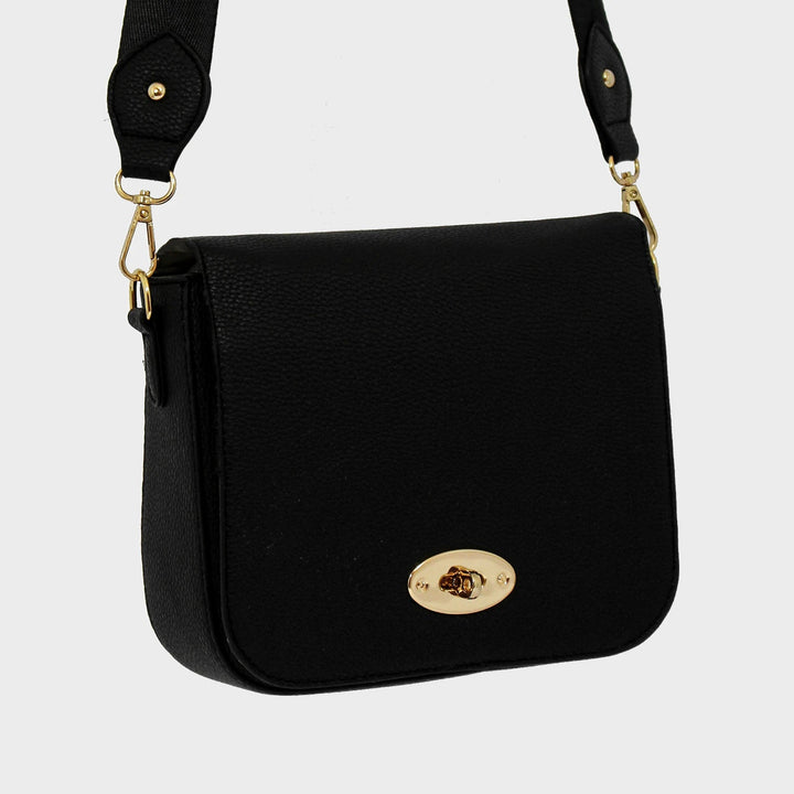 Ladies Black Shoulder Bag from You Know Who's