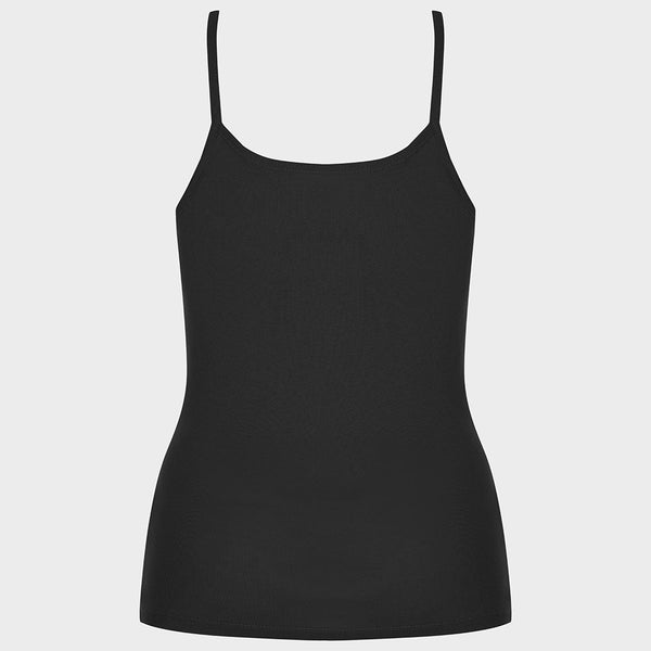 Ladies Black Strappy Vest from You Know Who's