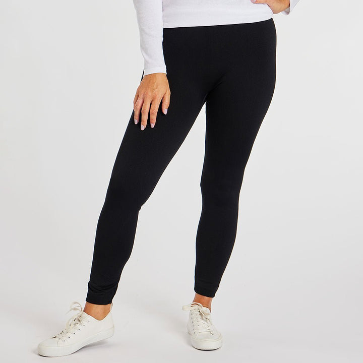 Ladies Black Supersoft Leggings from You Know Who's