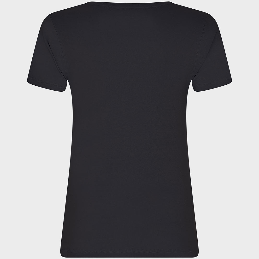 Ladies Black V Neck T - Shirt from You Know Who's