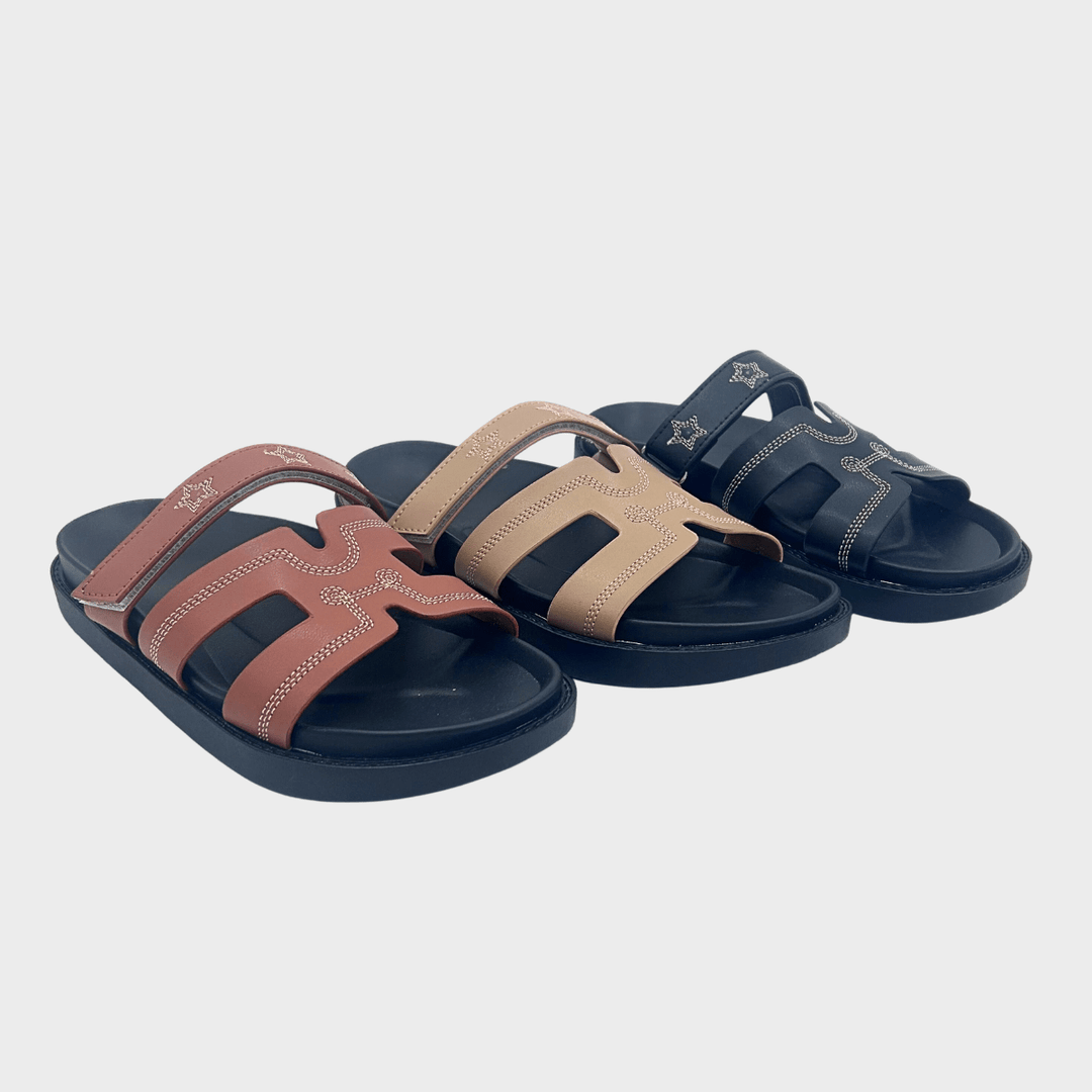 Ladies Black Western Embellished Slider from You Know Who's