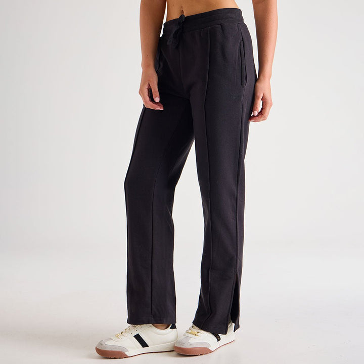 Ladies Black Wide Leg Jogger from You Know Who's