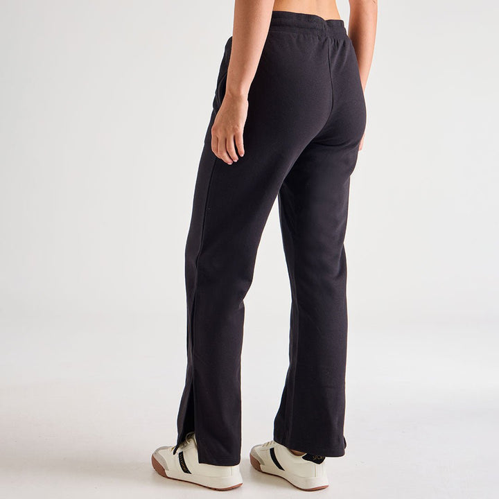 Ladies Black Wide Leg Jogger from You Know Who's