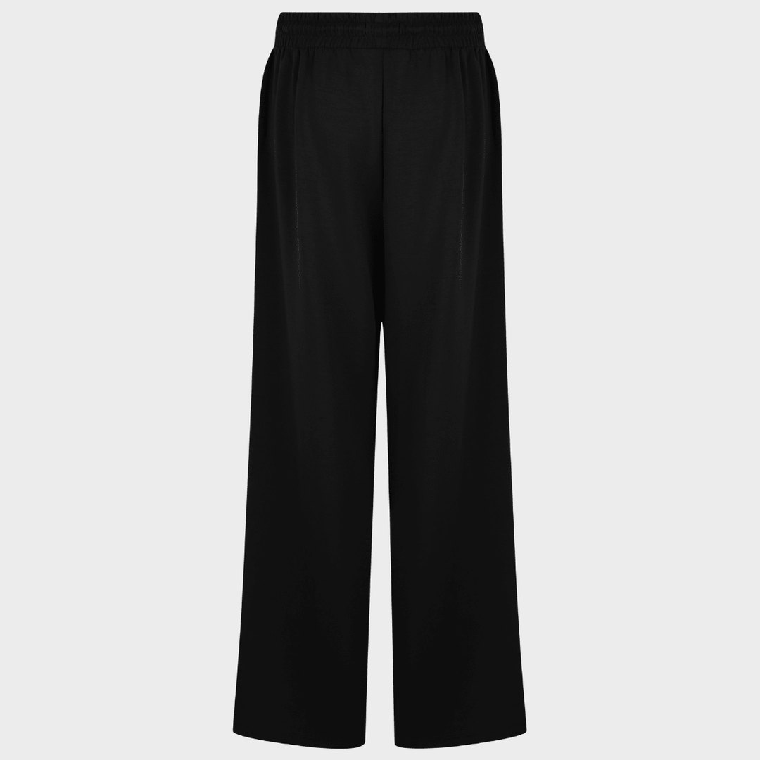 Ladies Black Wide Leg Jogger from You Know Who's