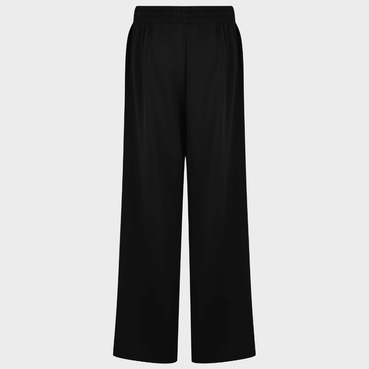 Ladies Black Wide Leg Jogger from You Know Who's