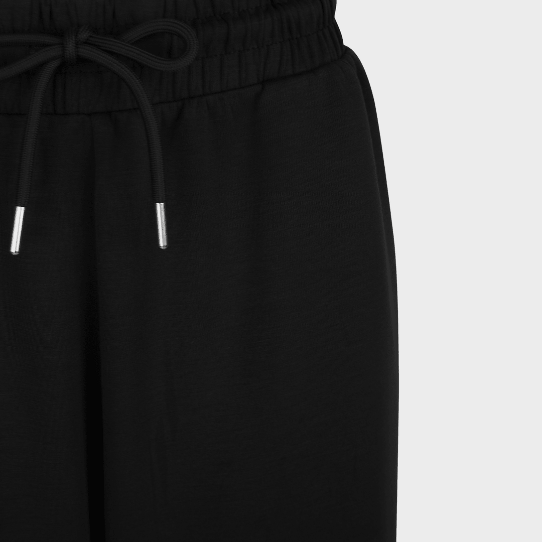 Ladies Black Wide Leg Jogger from You Know Who's