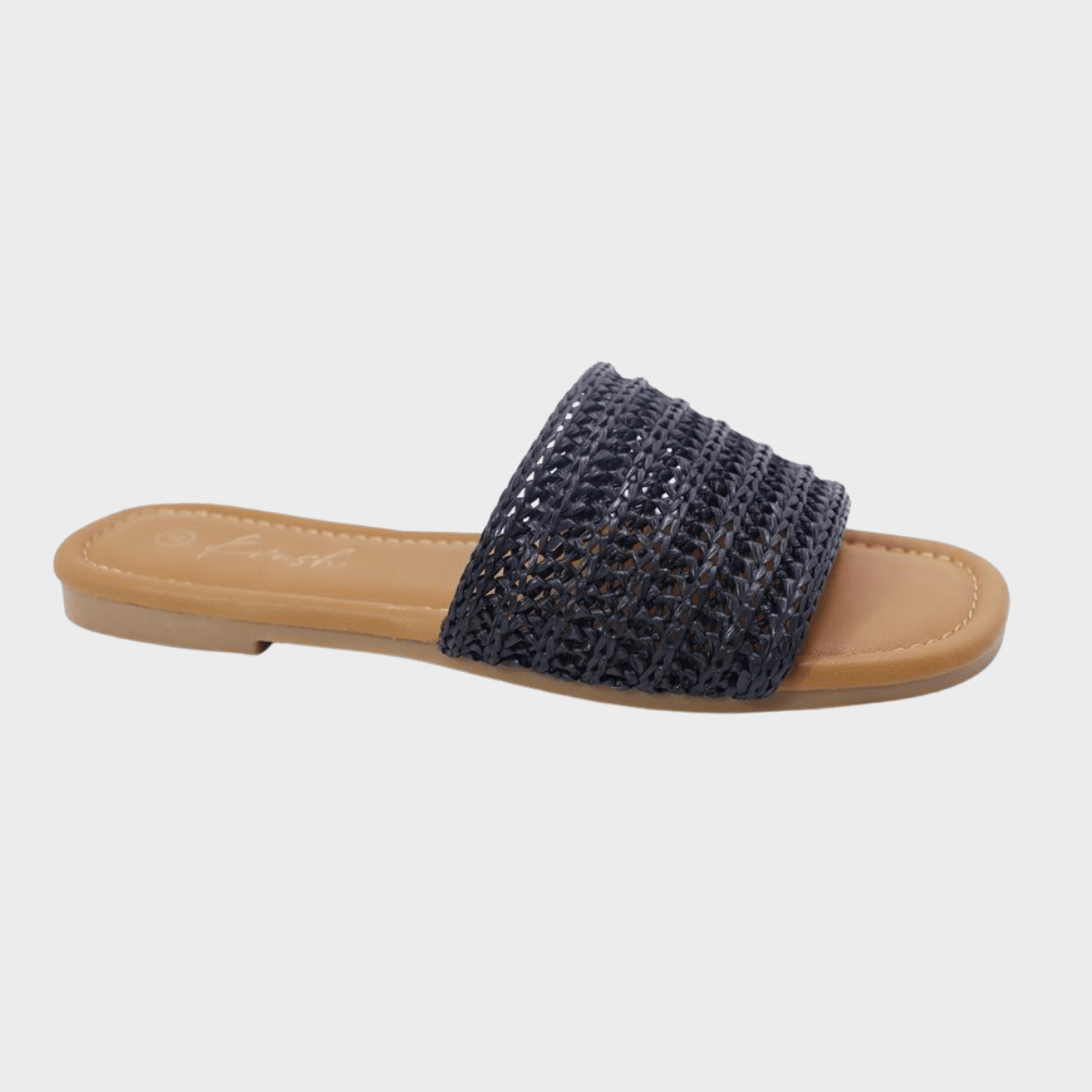 Ladies Black Woven Slider from You Know Who's