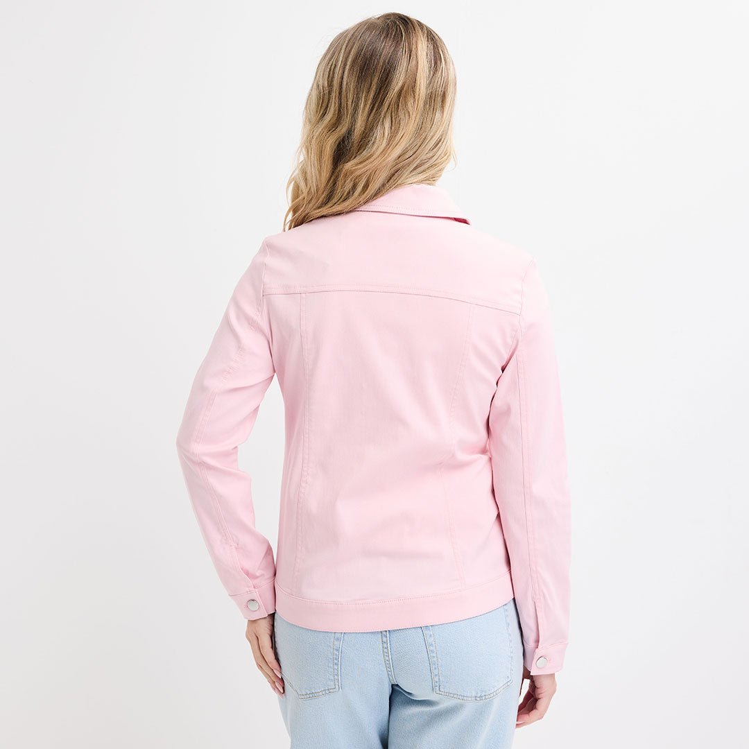 Ladies Blossom Stretch Denim Jacket from You Know Who's