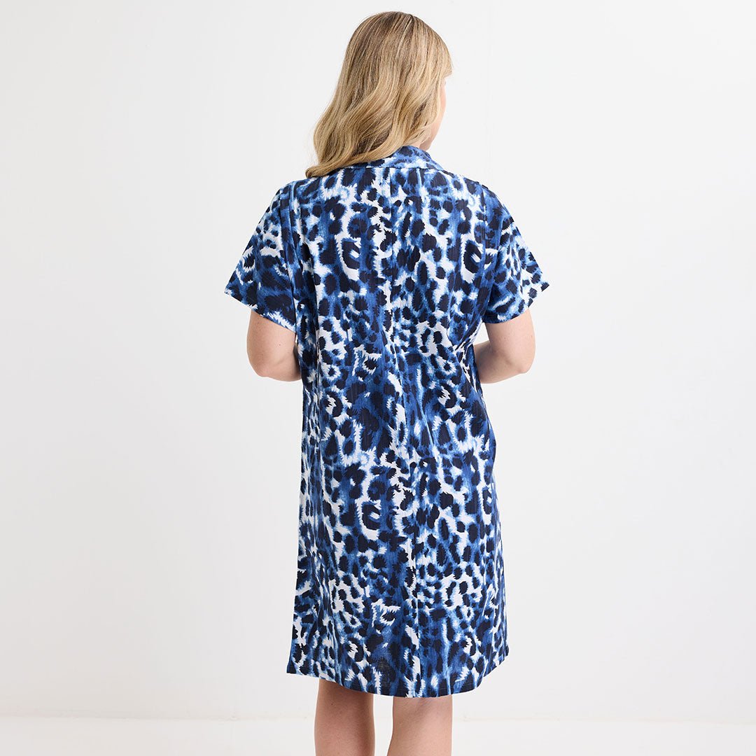 Ladies Blue Animal Printed Dress from You Know Who's