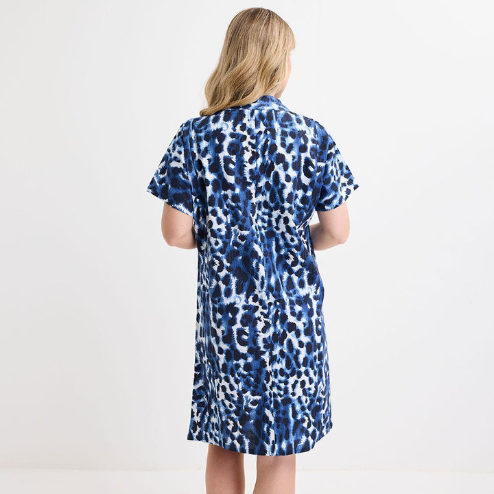 Ladies Blue Animal Printed Dress from You Know Who's
