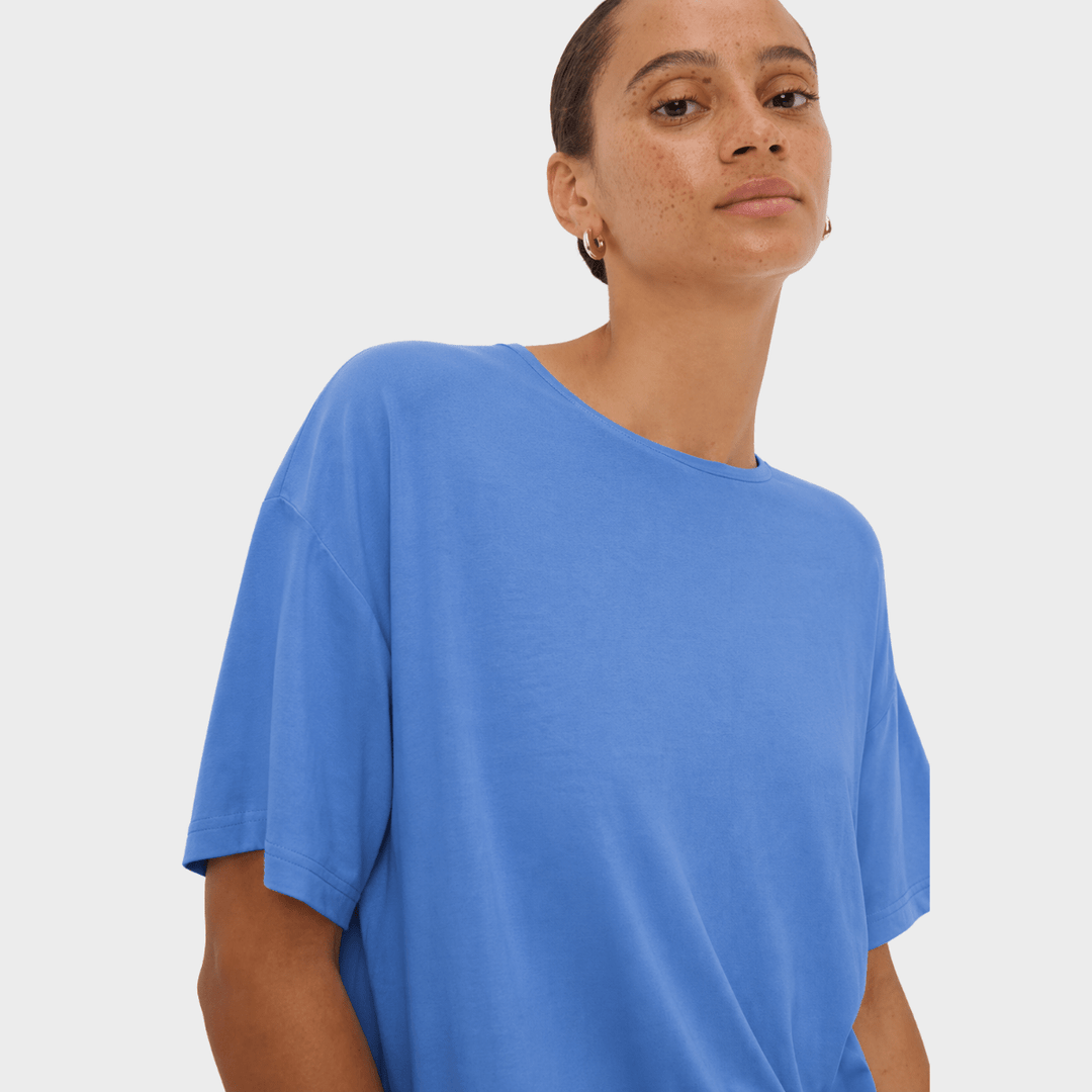 Ladies Blue Crew Neck T-shirt from You Know Who's
