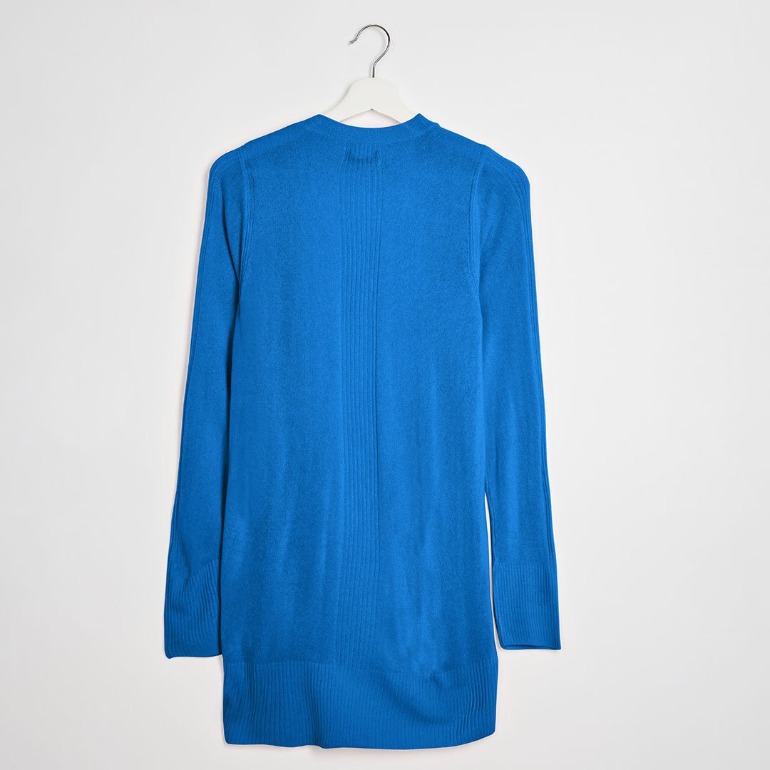 Ladies Blue Edge To Edge Cardigan from You Know Who's