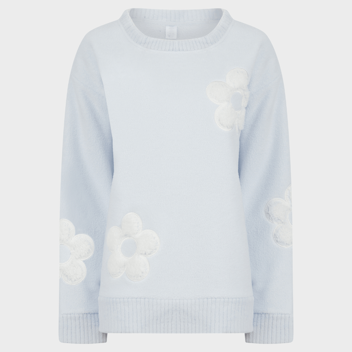 Ladies Blue Flower Loungewear Set from You Know Who's