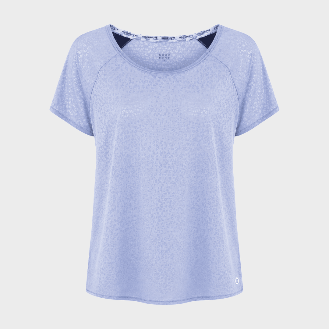 Ladies Blue Gym Top from You Know Who's