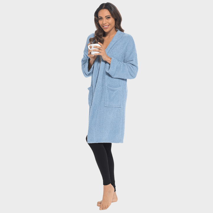 Ladies Blue Loungewear Cardigan from You Know Who's