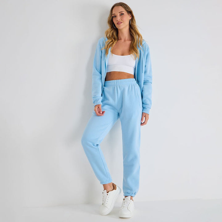 Ladies Blue Zip Pocket Jogger from You Know Who's