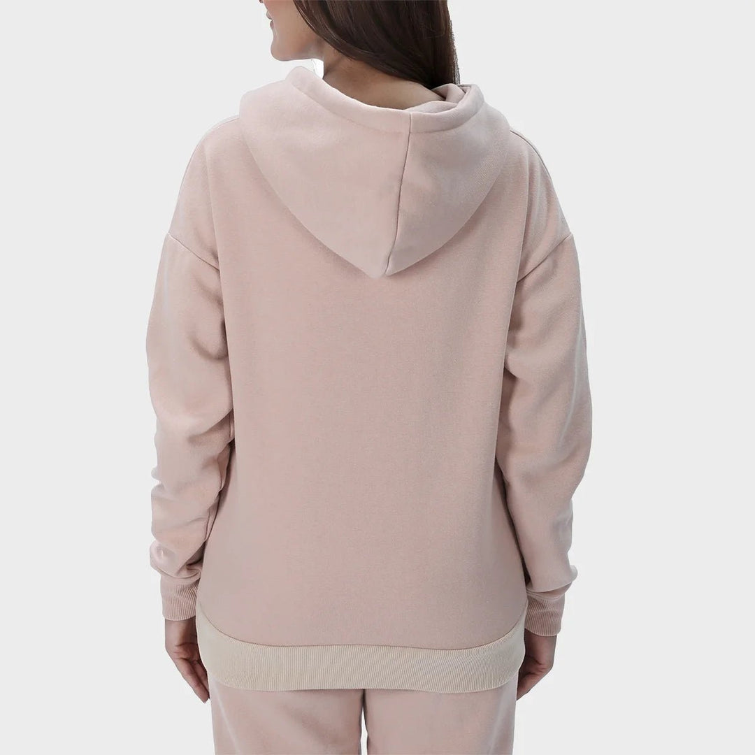 Ladies Blush Colourblock Hoodie from You Know Who's