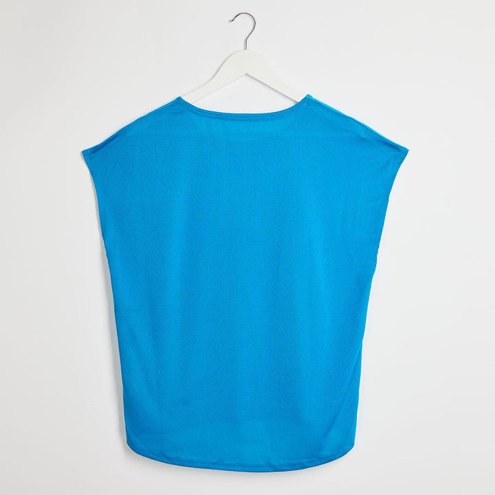 Ladies Bright Blue Gym Top from You Know Who's