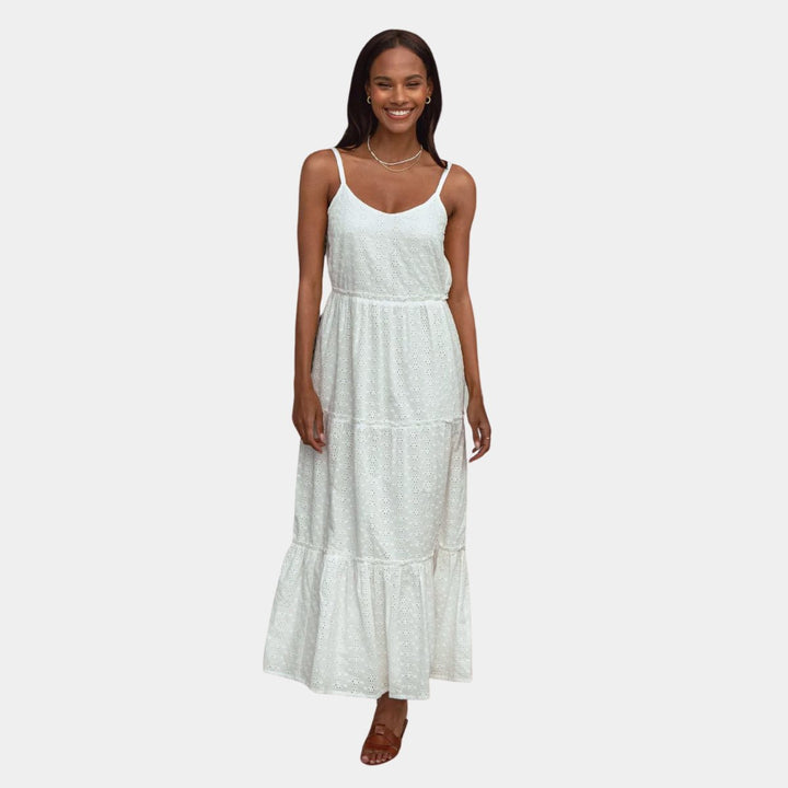 Ladies Broderie Anglais Strappy Dress from You Know Who's