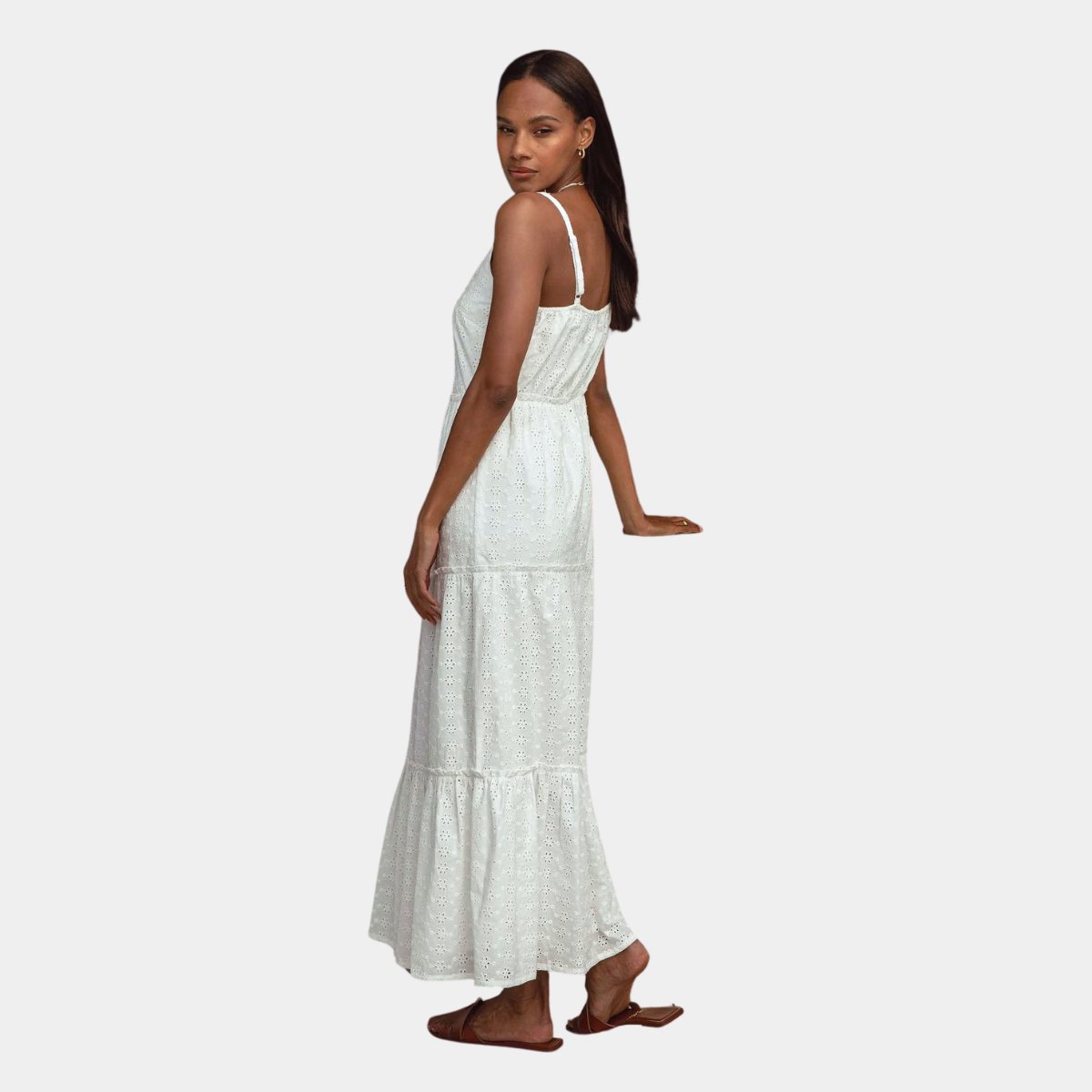 Ladies Broderie Anglais Strappy Dress from You Know Who's
