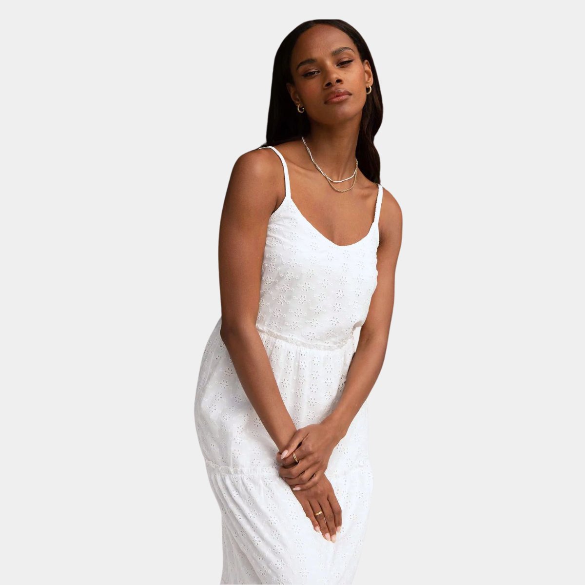 Ladies Broderie Anglais Strappy Dress from You Know Who's