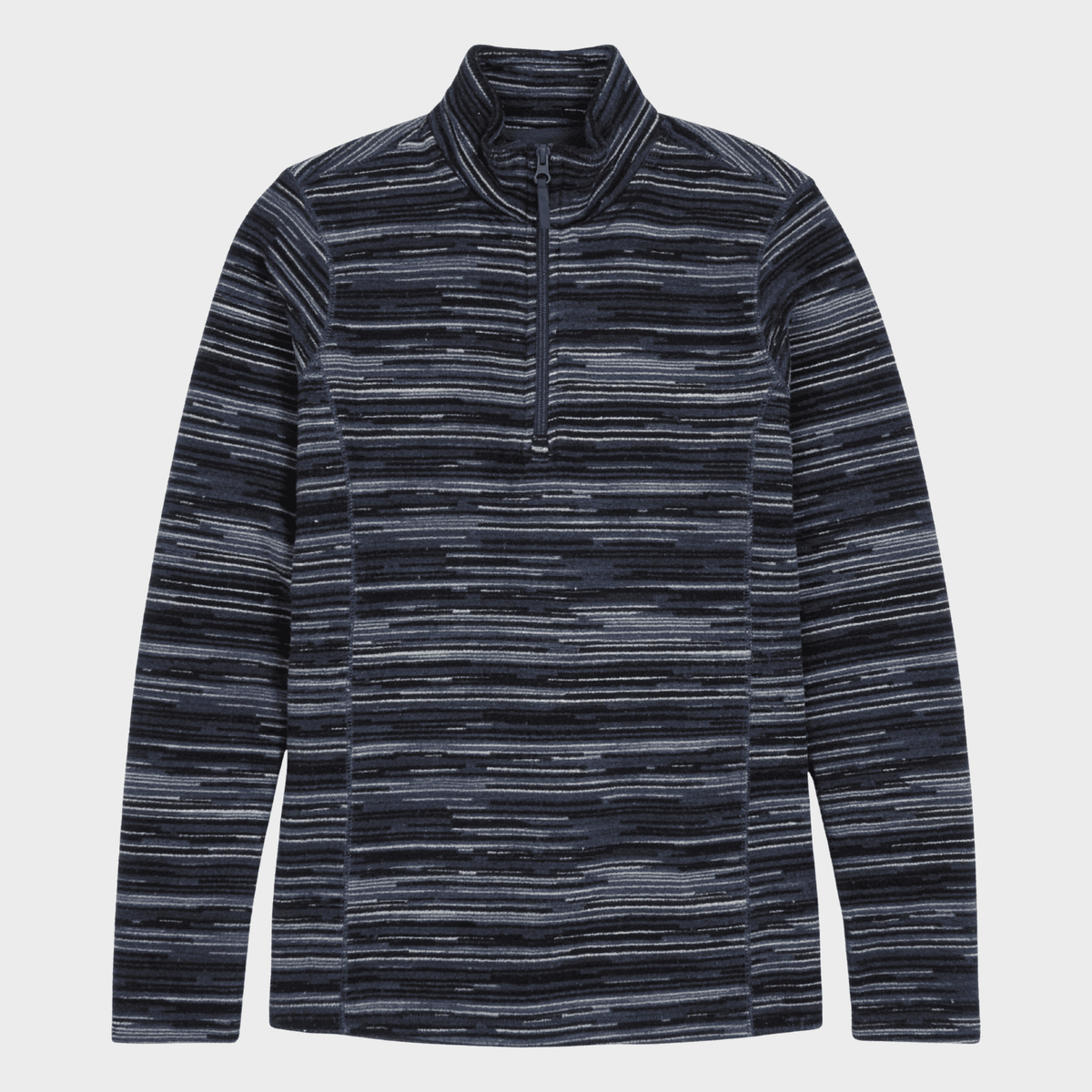 Ladies Brushed Lined 1/4 Zip Striped Fleece from You Know Who's