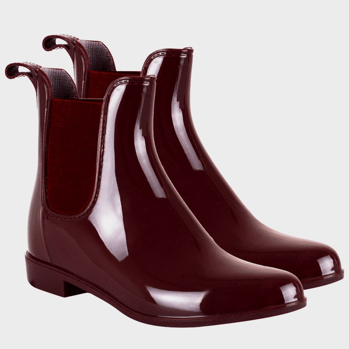 Ladies Burgundy Ankle Wellies from You Know Who's