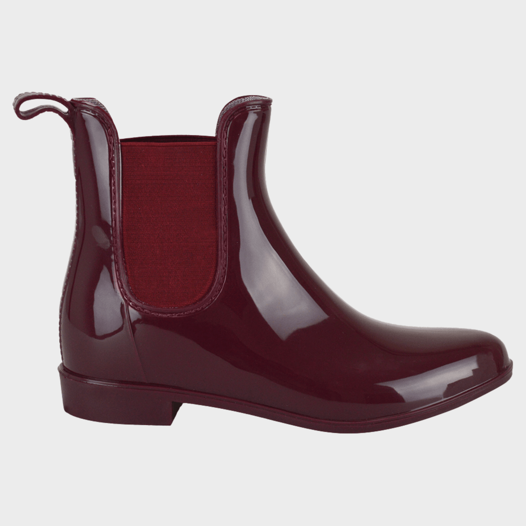 Ladies Burgundy Ankle Wellies from You Know Who's