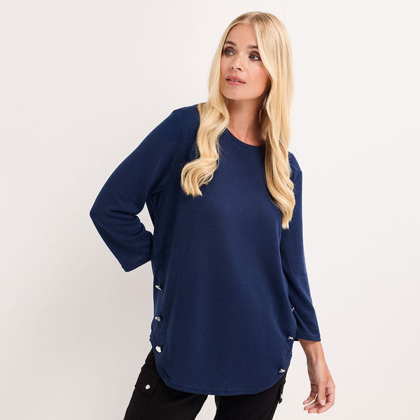Ladies Button Hem Top from You Know Who's