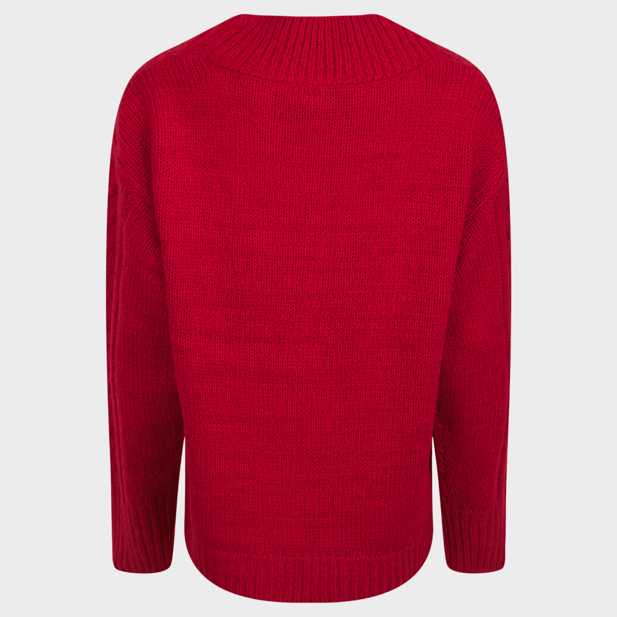 Ladies Cable V Neck Jumper from You Know Who's