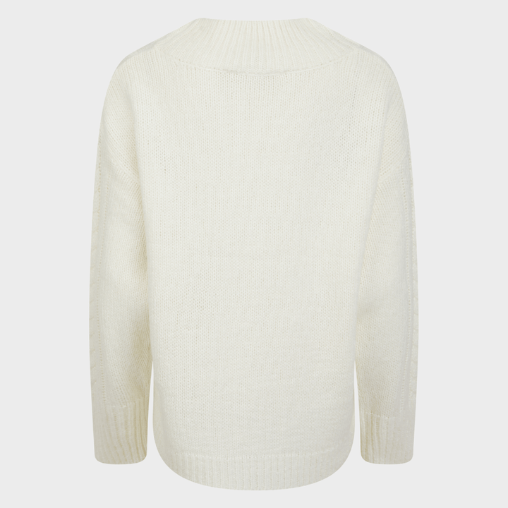 Ladies Cable V Neck Jumper from You Know Who's