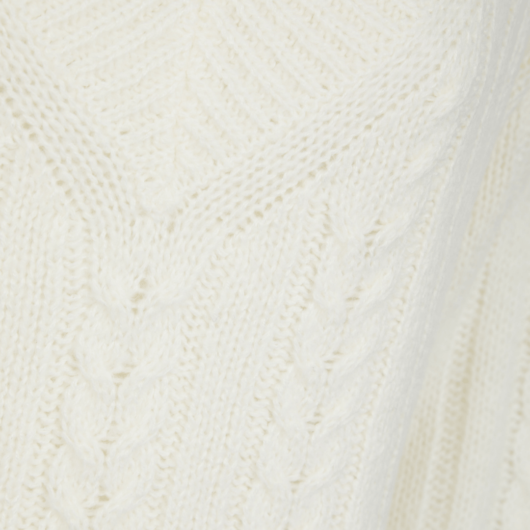 Ladies Cable V Neck Jumper from You Know Who's