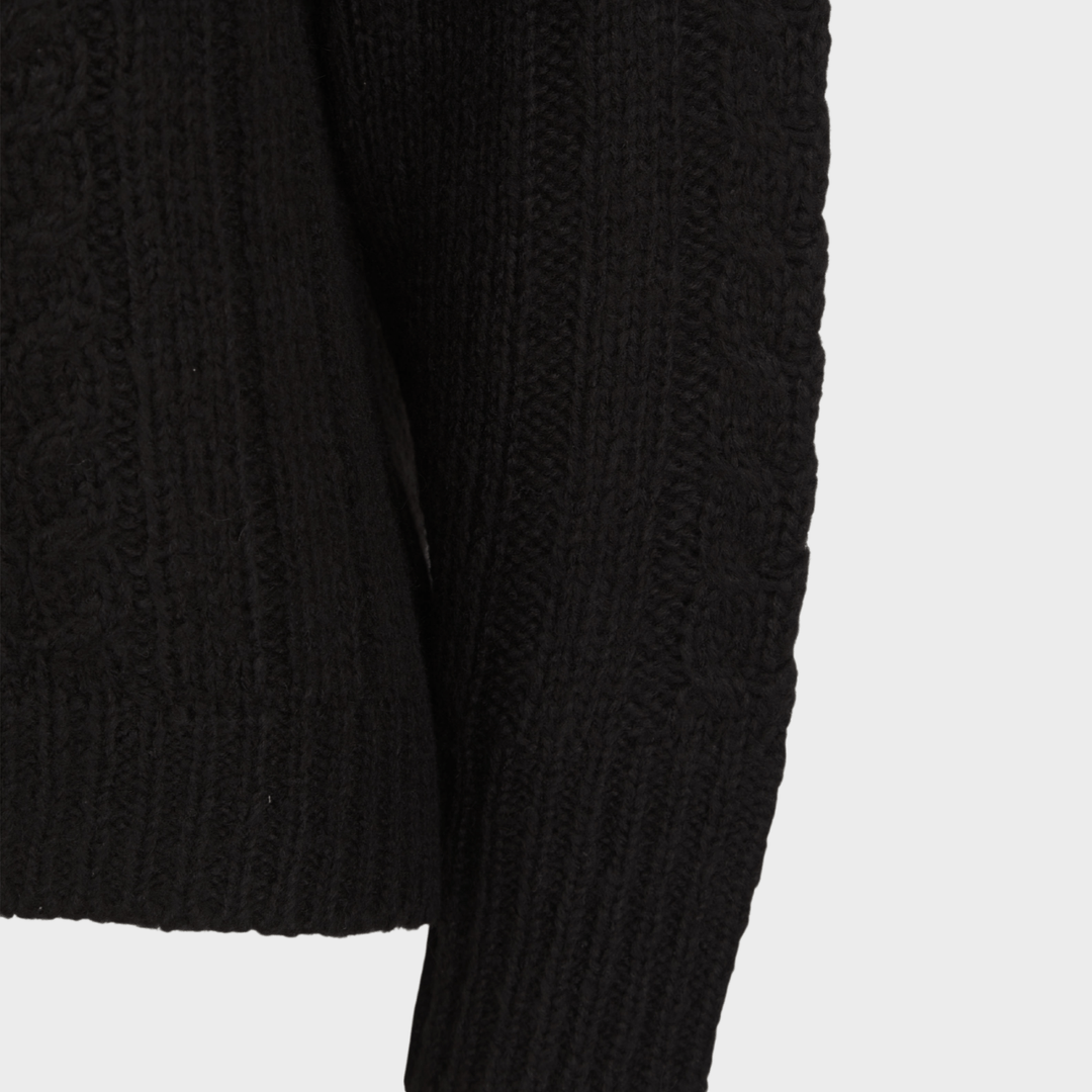 Ladies Cable V Neck Jumper from You Know Who's