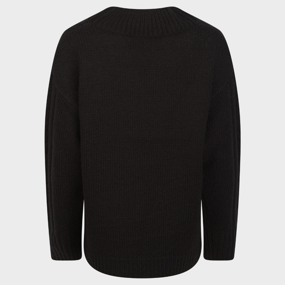 Ladies Cable V Neck Jumper from You Know Who's