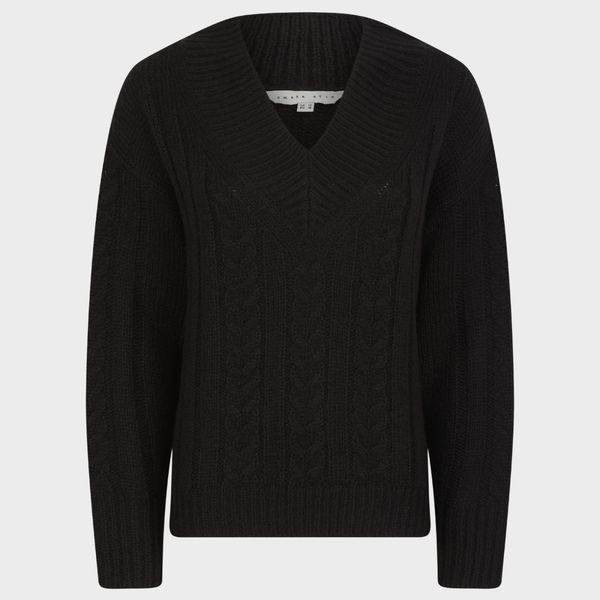 Ladies Cable V Neck Jumper from You Know Who's