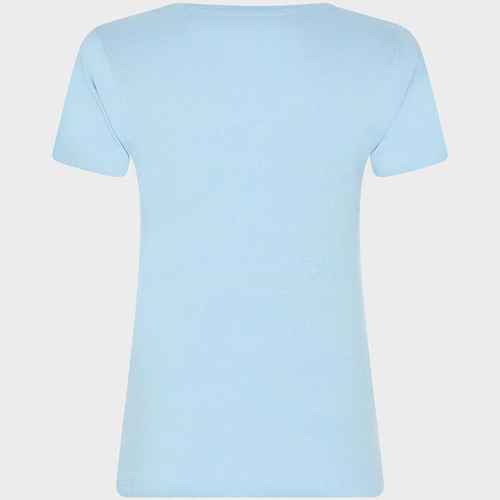 Ladies Chambray Blue V Neck T - Shirt from You Know Who's