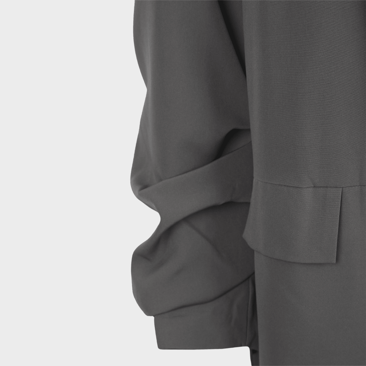 Ladies Charcoal Ruched Sleeve Blazer from You Know Who's