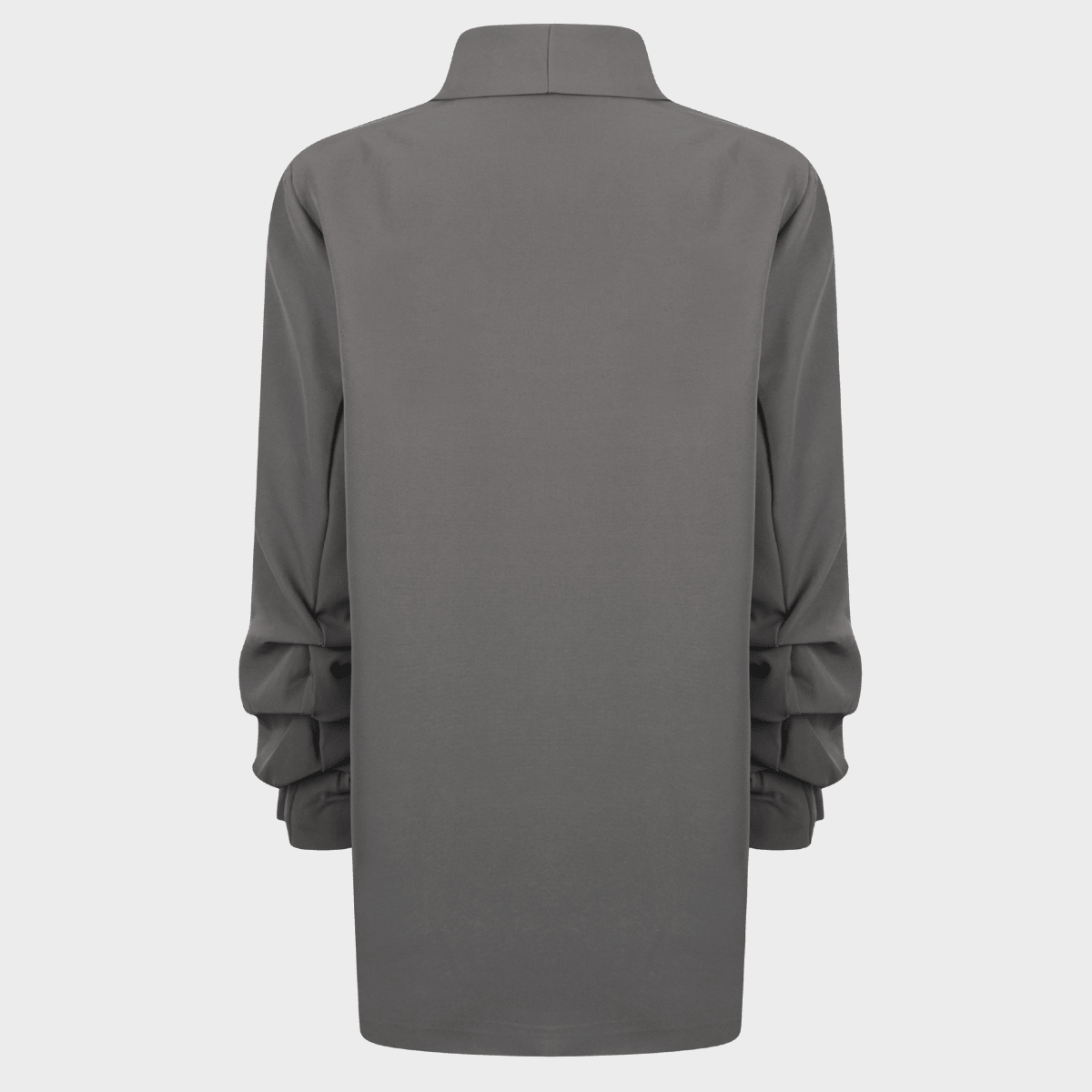Ladies Charcoal Ruched Sleeve Blazer from You Know Who's