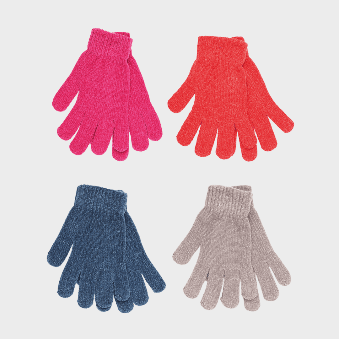 Ladies Chenille Gloves from You Know Who's