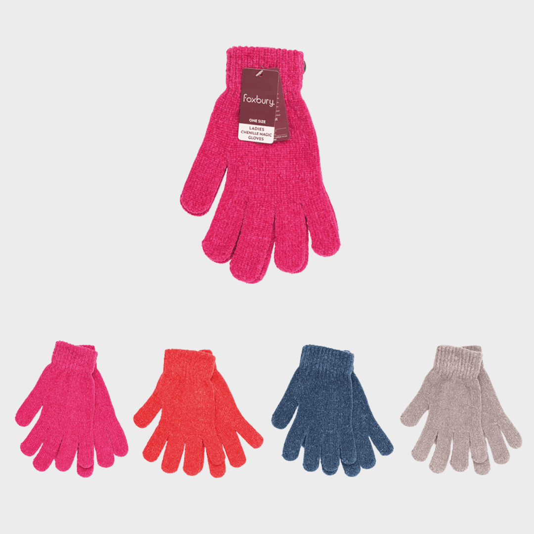 Ladies Chenille Gloves from You Know Who's