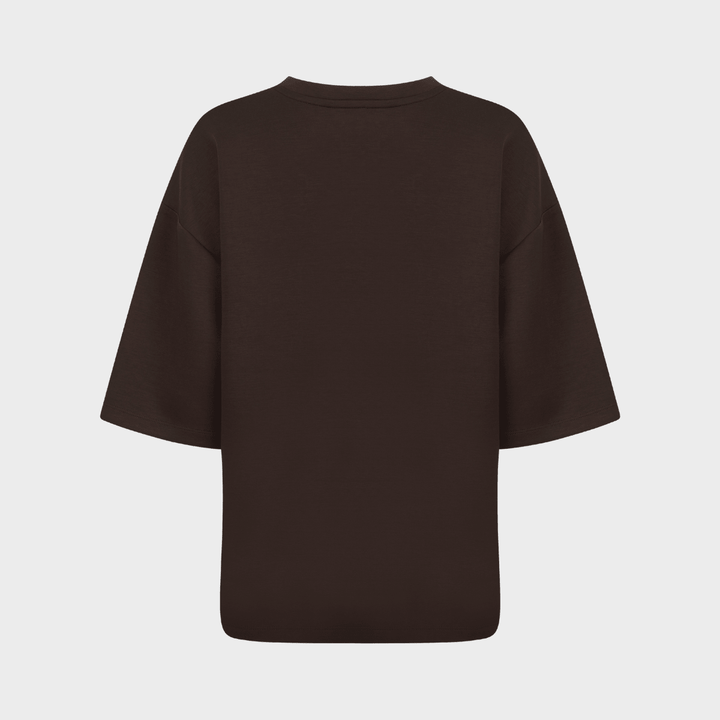 Ladies Chocolate Boxy T-shirt from You Know Who's