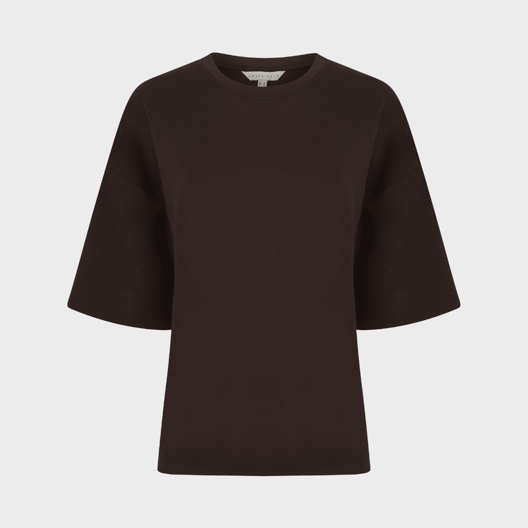 Ladies Chocolate Boxy T-shirt from You Know Who's